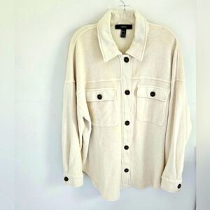 Forever 21  shacket fleece Shirt Jacket